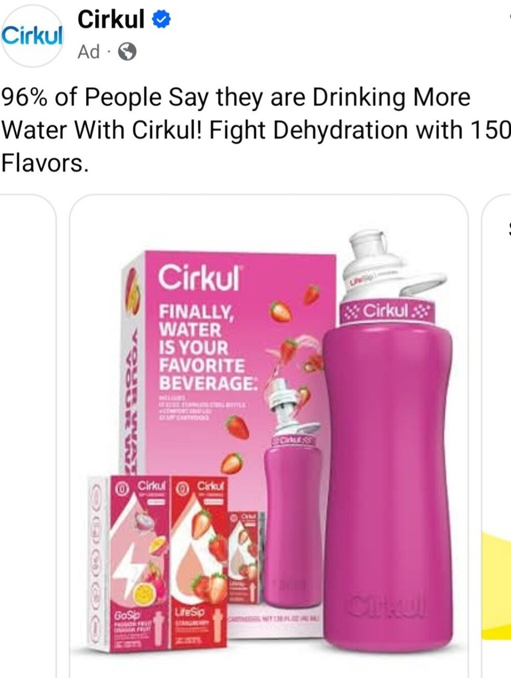 Cirkul 32oz Pink Stainless Steel Starter Kit Customize It For Free!
